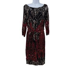 FUZZI John Paul Gaultier Mesh Dress L Sheath Stretch Sheer Whimsigoth Y2K Italy